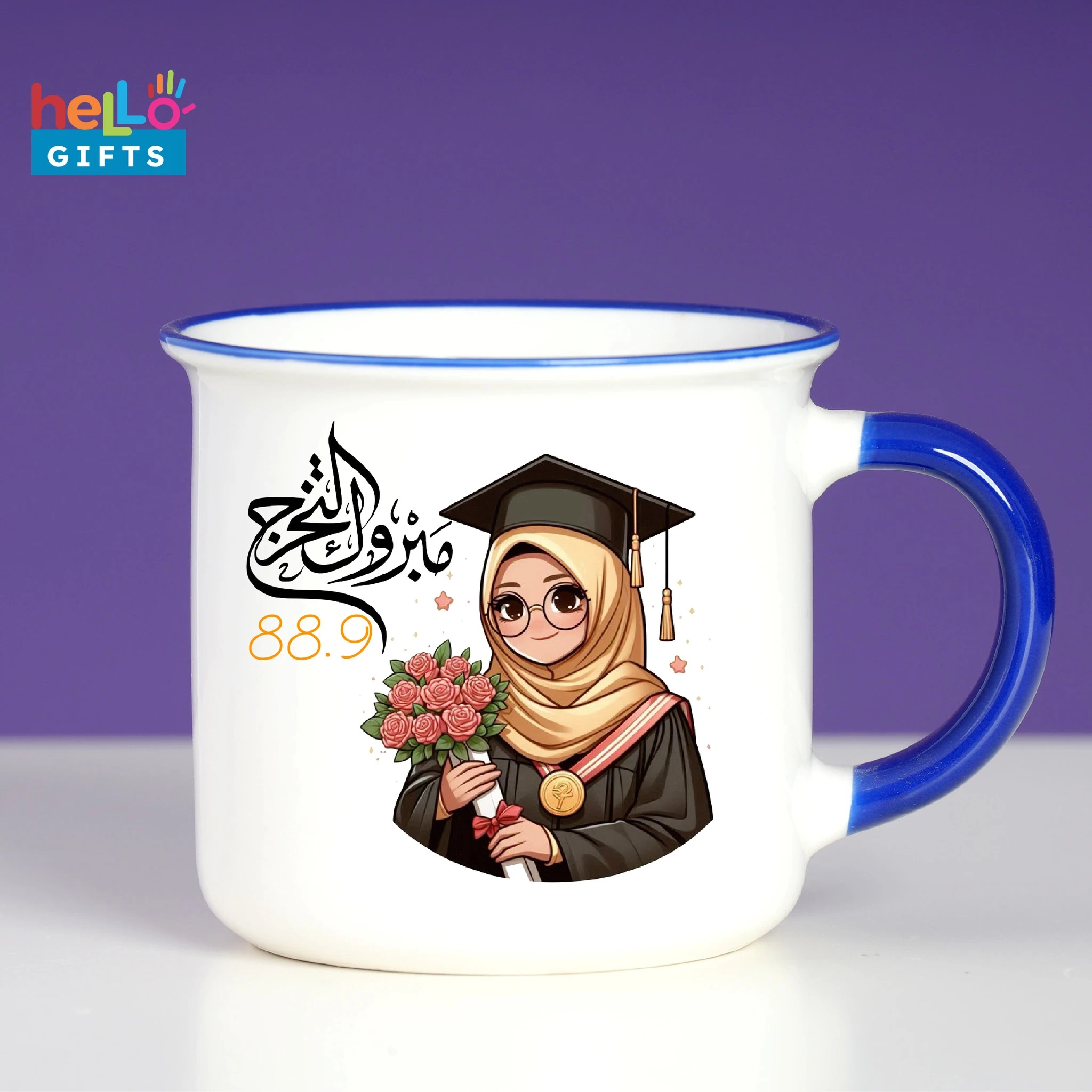 أكواب مطبوعة بتصاميم خاصة